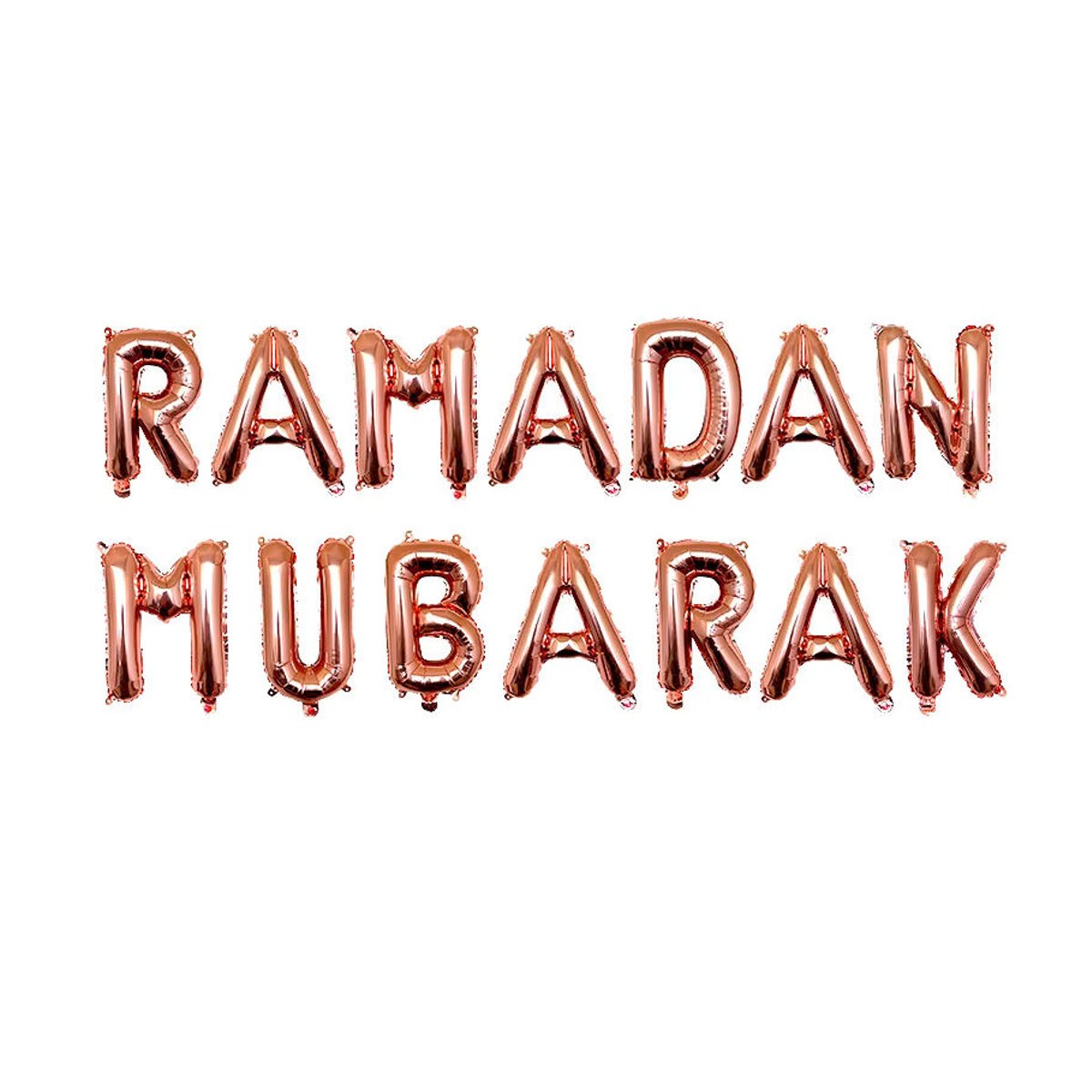 KUKUZHU Ramadan Mubarak Luftballon Banner Set mit 15 Teilen in Gold und Silber zur Dekoration für Eid Al-Fitr und Eid Mubarak, 40,64 cm - Bild 1