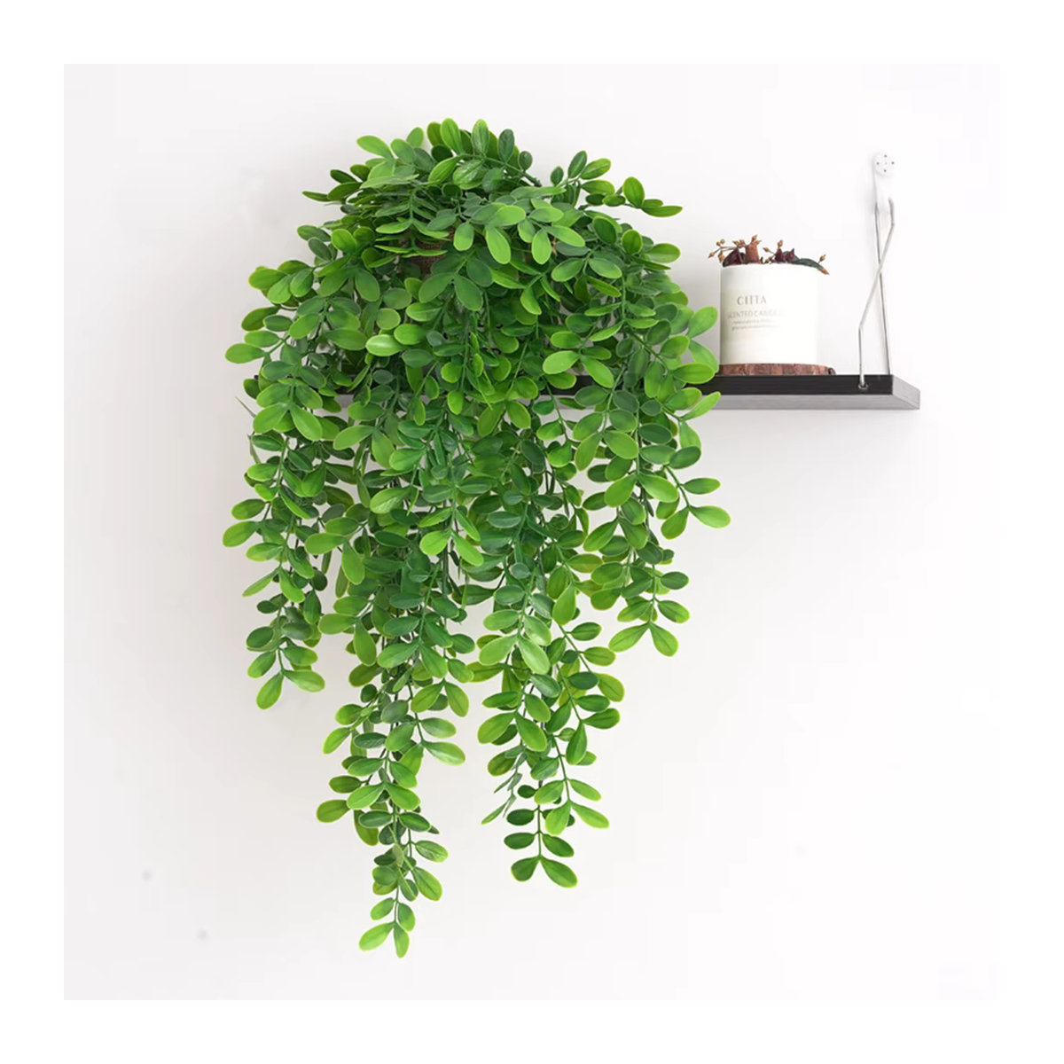 Künstliche Efeu-Pflanze smr als grüne Girlande aus Kunststoff für die hängende Dekoration von Hochzeit, Weihnachten, Haus und Garten - Bild 3