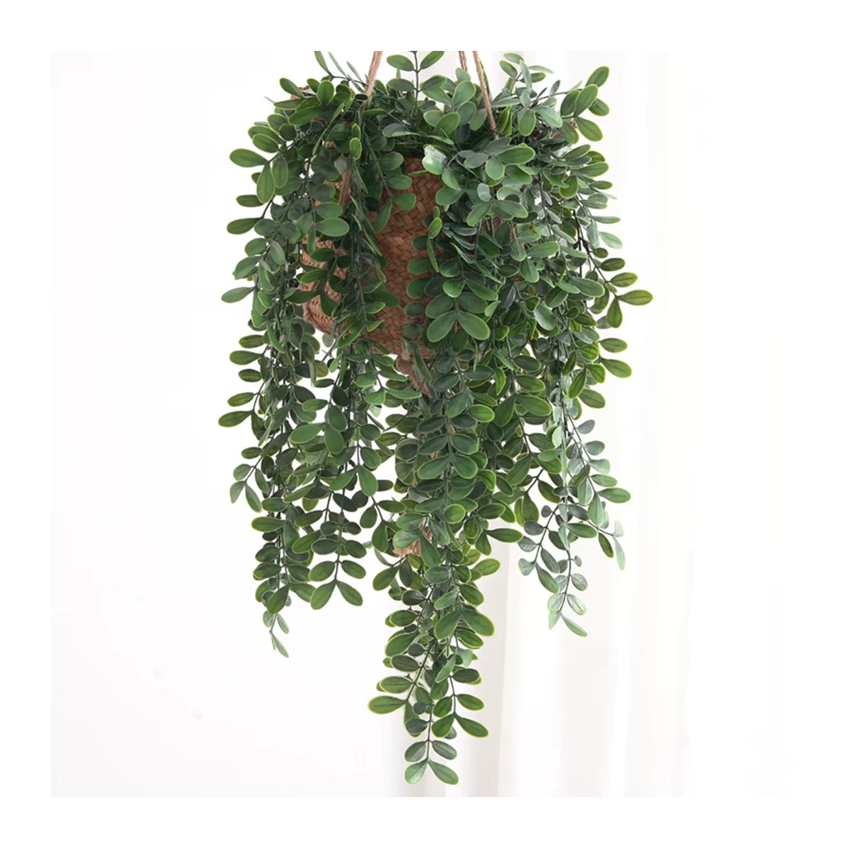Künstliche Efeu-Pflanze smr als grüne Girlande aus Kunststoff für die hängende Dekoration von Hochzeit, Weihnachten, Haus und Garten - Bild 4