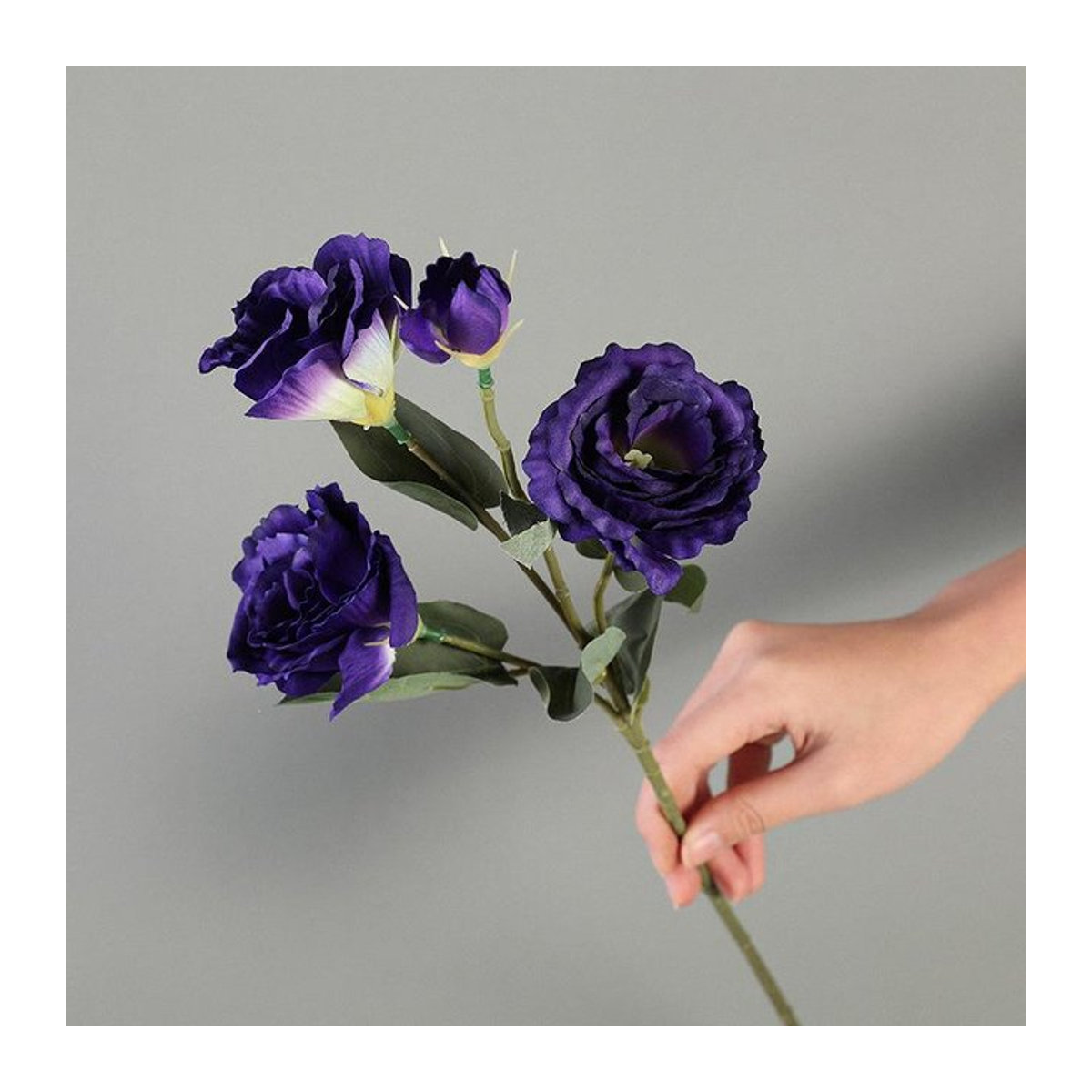 Künstliche Eustoma Seidenblume von xianyi01 in Violett für Hochzeit und Dekoration - Bild 1