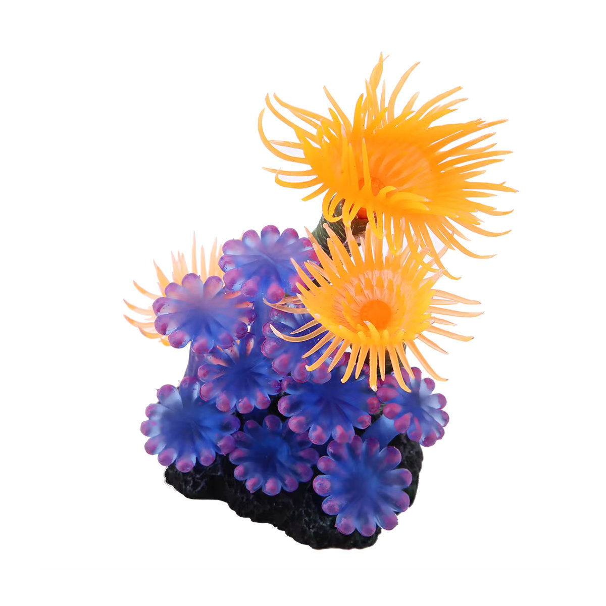 Künstliche Koralle als Aquarium Dekoration aus Silikon in Multicolor - Bild 3