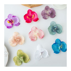 Künstliche Orchidee aus Textil in Mehrfarbig für Hochzeits- und Weihnachtsdekoration