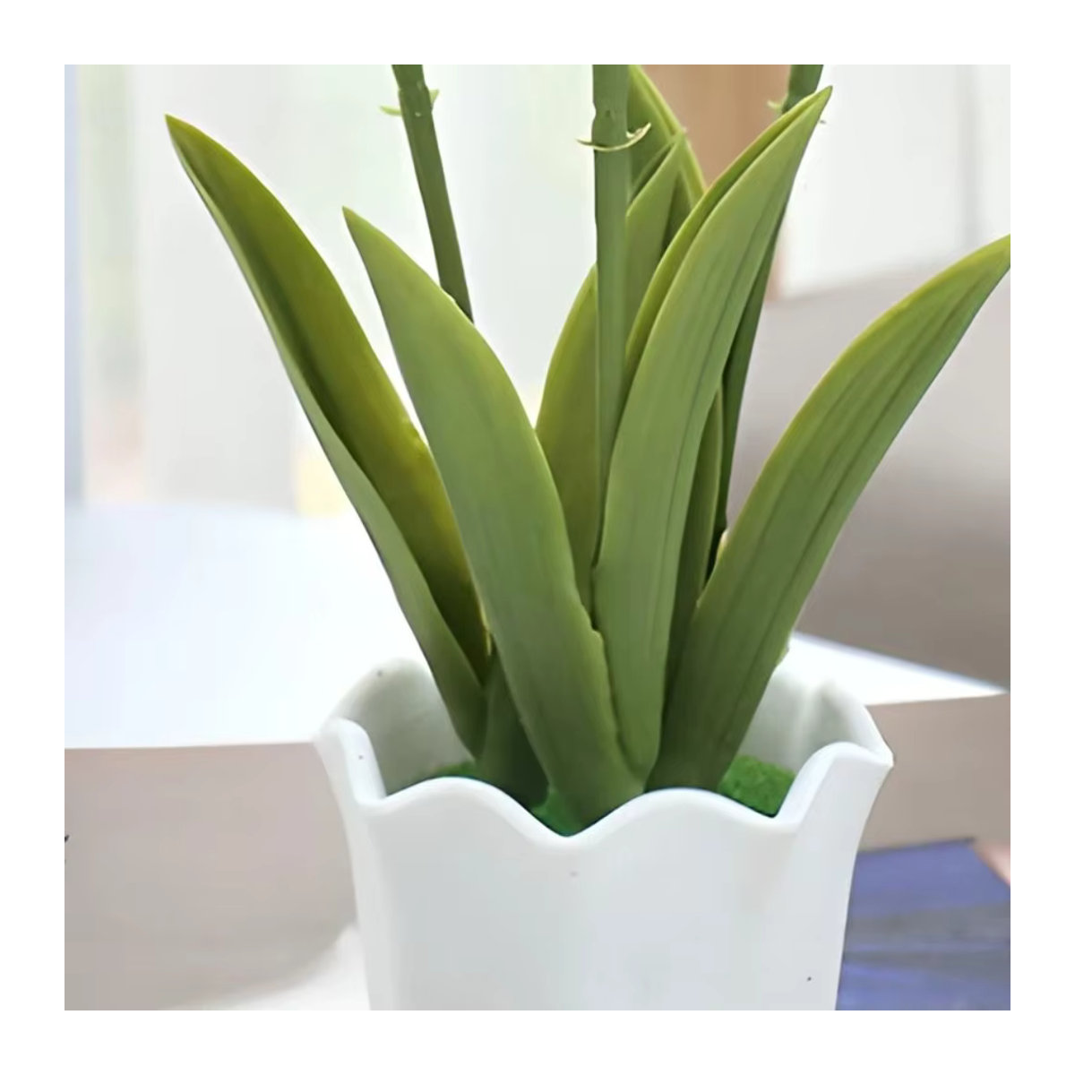 Künstliche Tulpen als Bonsai mit Topf für die Dekoration von Home Office, Balkon oder Hochzeitsfeiern - Bild 2