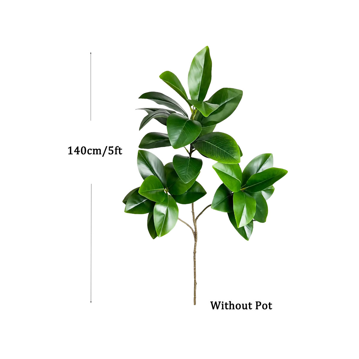 Künstlicher Banyan-Baum von Kmitang, grüne tropische Feigenpflanze als Topfpflanze für dein Zuhause, Garten oder Büro, Höhe: 74 bis 140 cm - Bild 5