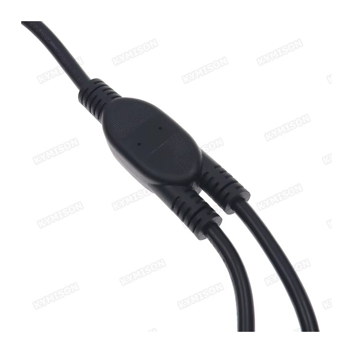KYMISON EU Schuko CEE7/7 auf 2x IEC C13 Weiblich Y-Splitter Netzkabel, Schwarz, 150 cm - Bild 4
