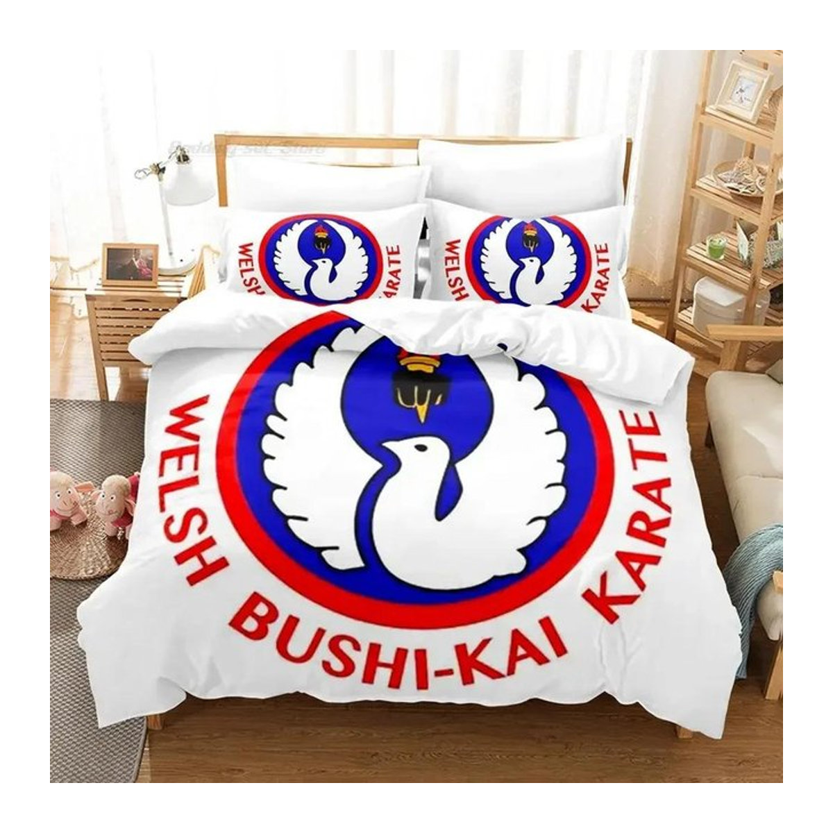 Kyokushin Karate Bettwäsche Set mit Reißverschluss, Größe 70 x 133 cm - Bild 1