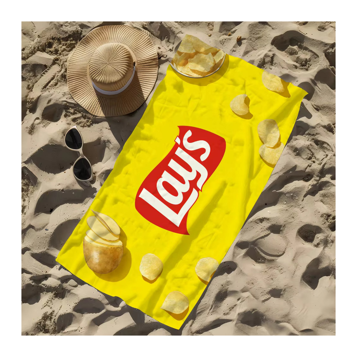 L-Lay Strandtuch schnell trocknend und weich für Strand, Pool, Fitnessstudio und Reisen - Bild 3