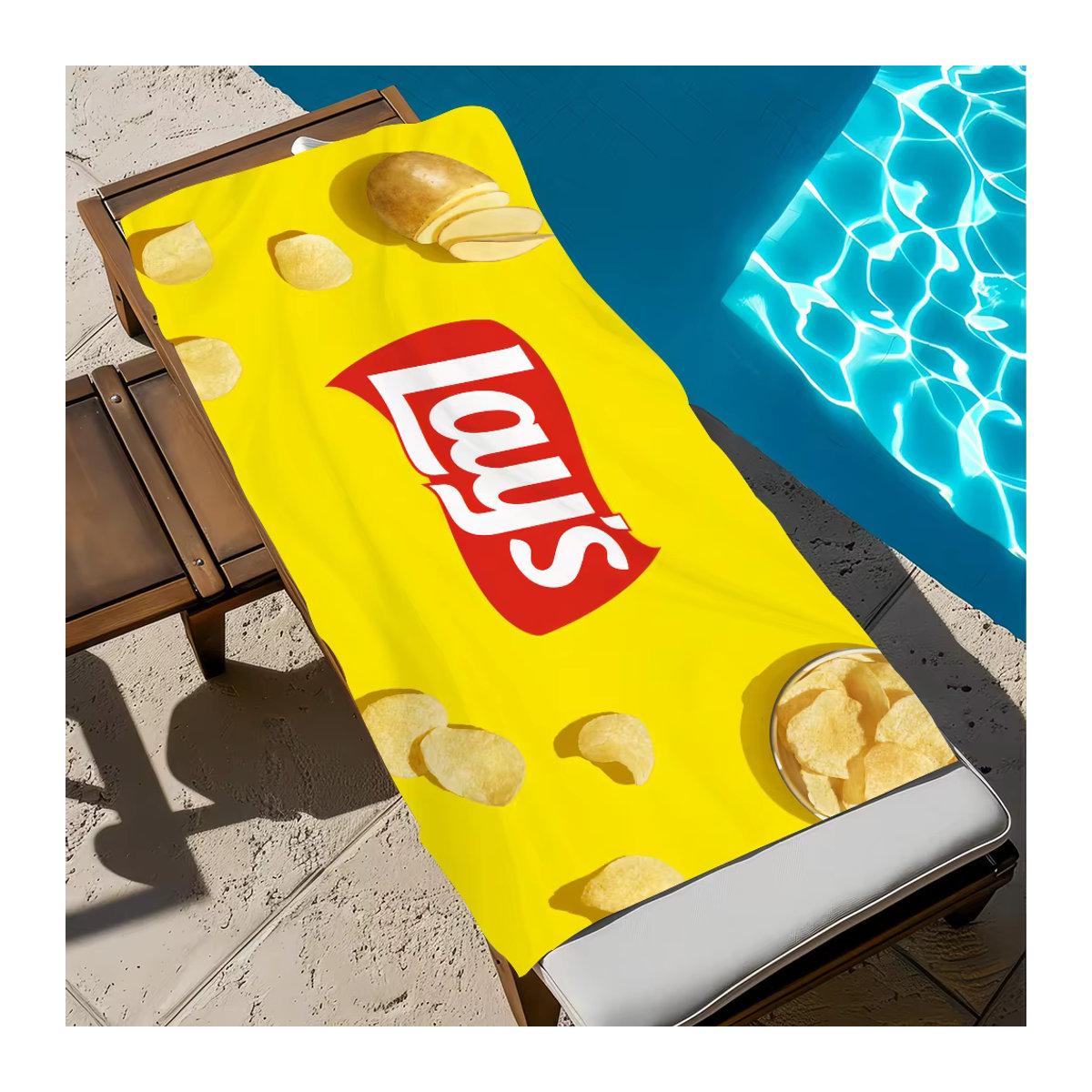 L-Lay Strandtuch schnell trocknend und weich für Strand, Pool, Fitnessstudio und Reisen - Bild 4