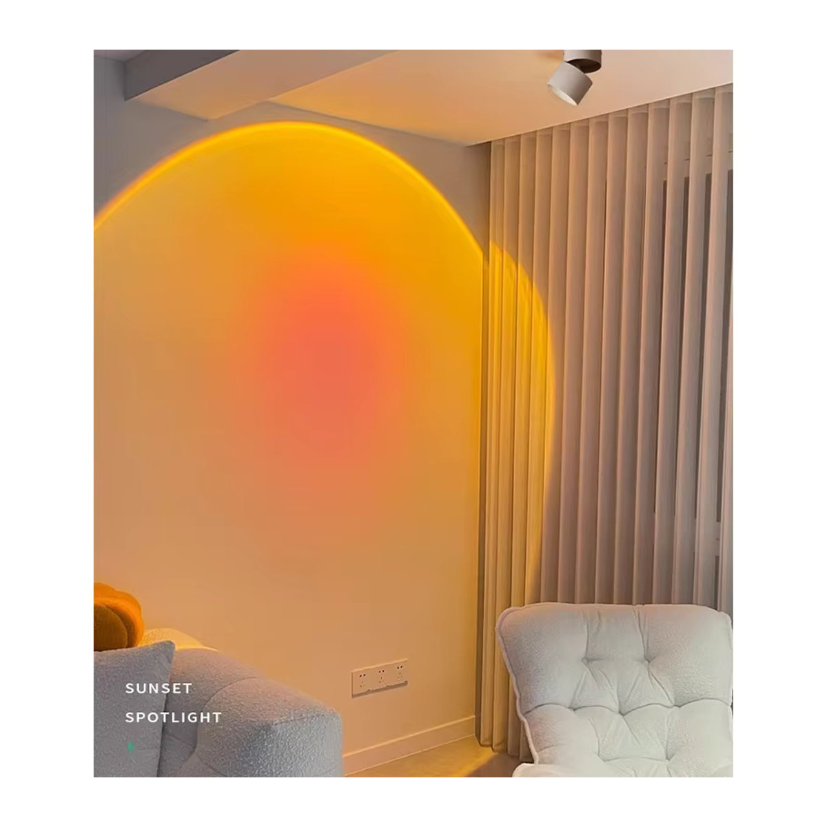 L-MANG LED Einbaustrahler in Weiß für minimalistische Deckenbeleuchtung im Wohnzimmer und Korridor - Bild 4