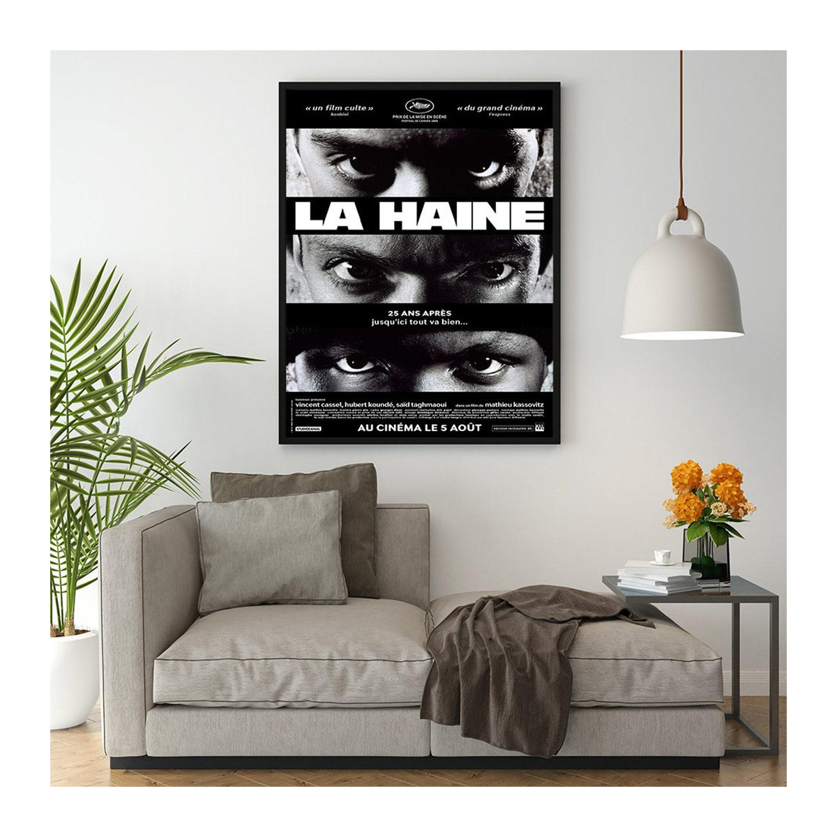 LaHayne Film Poster Druck Pop Art Museum Wandkunst als Leinwand oder Papier, Schwarz, B: 30 cm, H: 40 cm, Rahmenlos - Bild 2