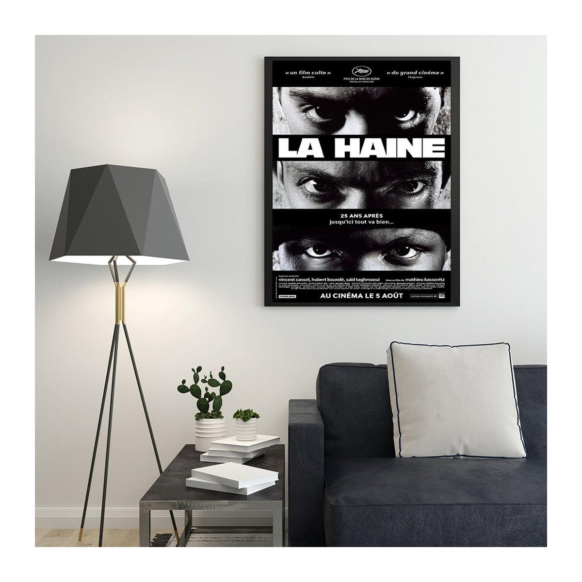LaHayne Film Poster Druck Pop Art Museum Wandkunst als Leinwand oder Papier, Schwarz, B: 30 cm, H: 40 cm, Rahmenlos - Bild 3
