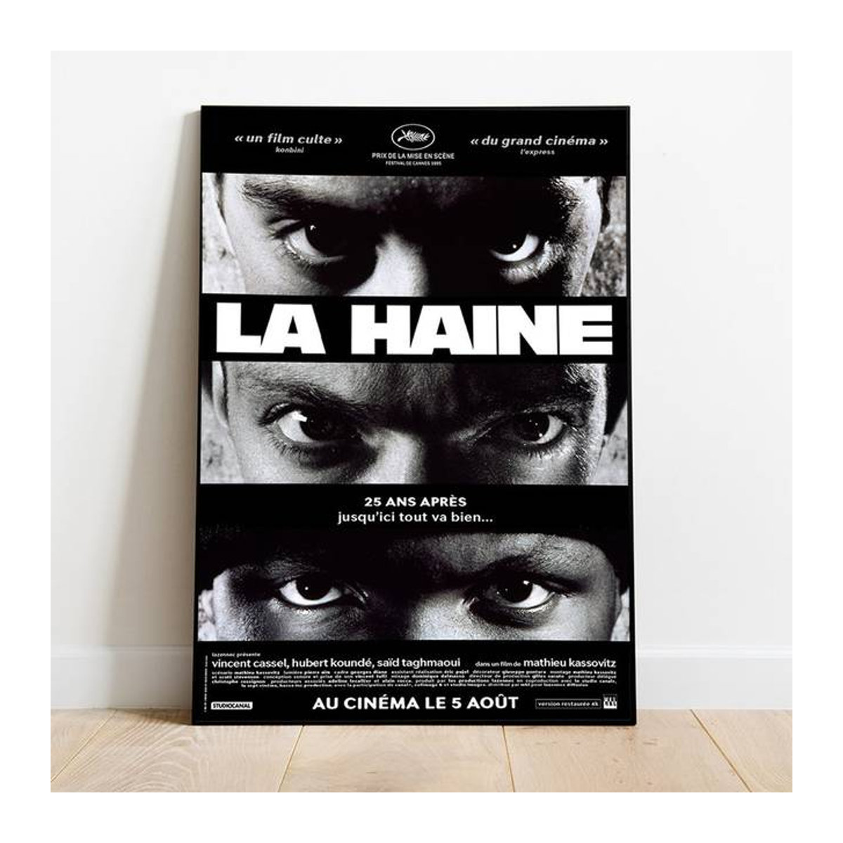LaHayne Film Poster Druck Pop Art Museum Wandkunst als Leinwand oder Papier, Schwarz, B: 30 cm, H: 40 cm, Rahmenlos - Bild 4