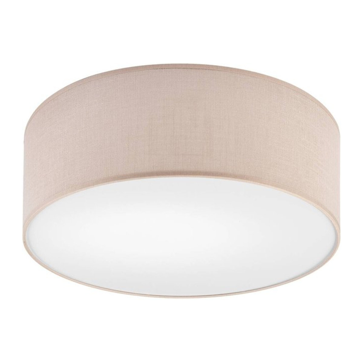 Lamkur Deckenleuchte Vivian beige aus Textil und Kunststoff mit E27 Fassung, H x B x T: 35 x 15 x 13 cm - Bild 1