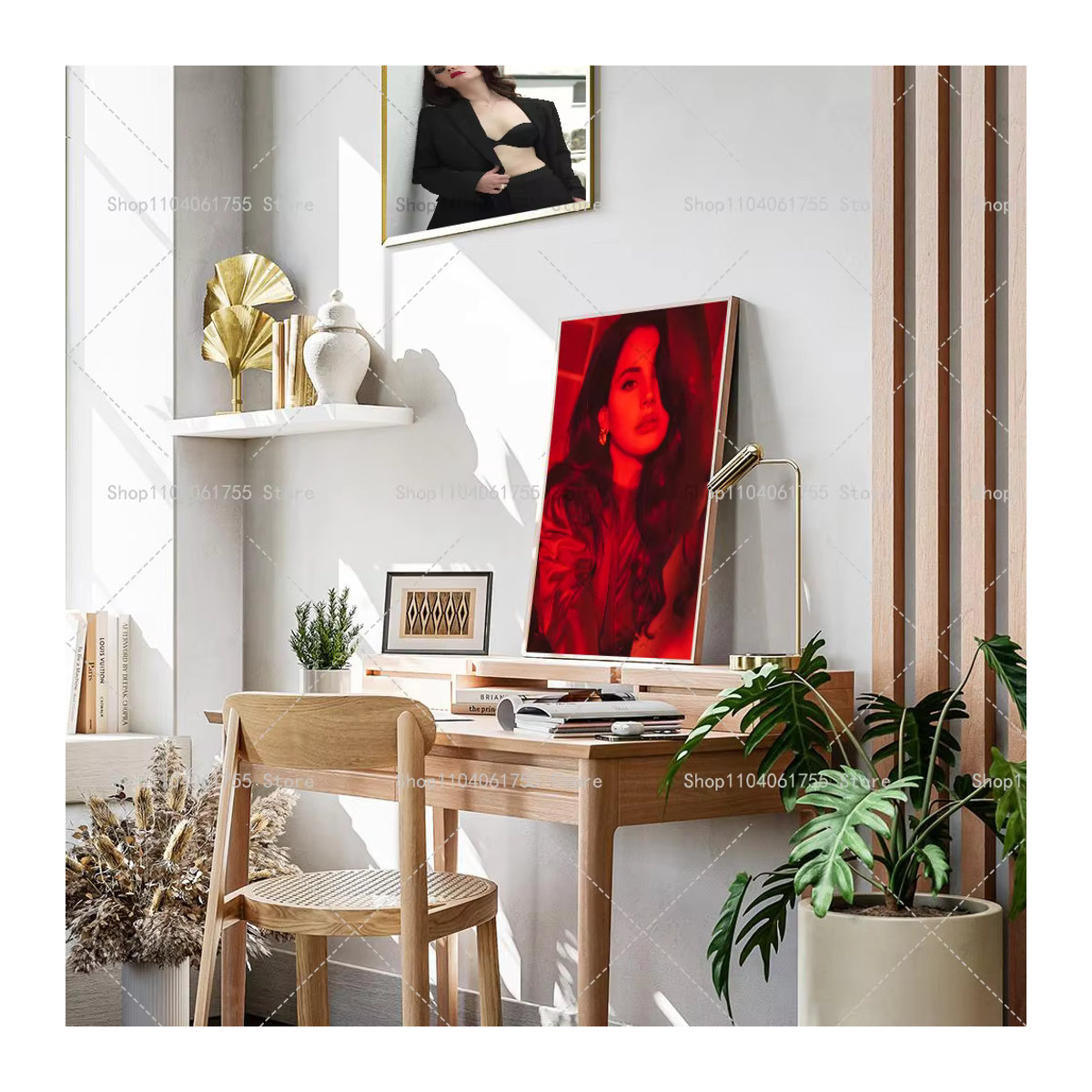 Lana Del Rey Sänger Wandposter Selbstklebender Wasserfester Papier Aufkleber für Zimmer und Bar - Bild 4