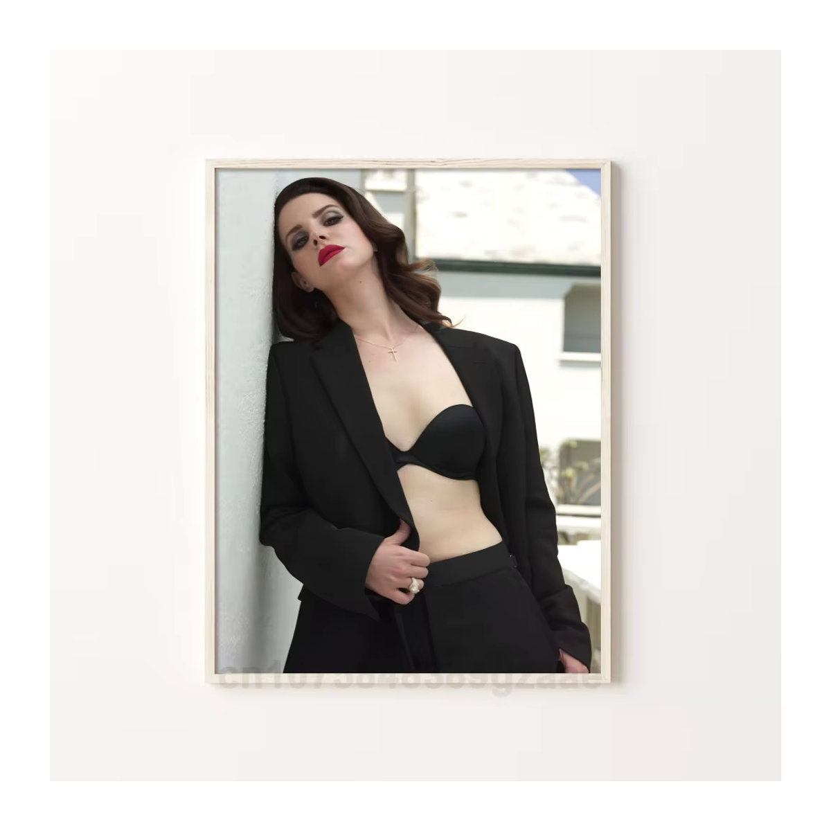 Lana Del Rey Sänger Wandposter Selbstklebender Wasserfester Papier Aufkleber für Zimmer und Bar - Bild 6