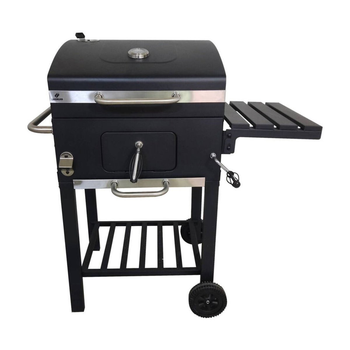 Landmann Holzkohlegrill aus Stahl in Schwarz B/H/L: 71 x 106 x 100 cm - Bild 3