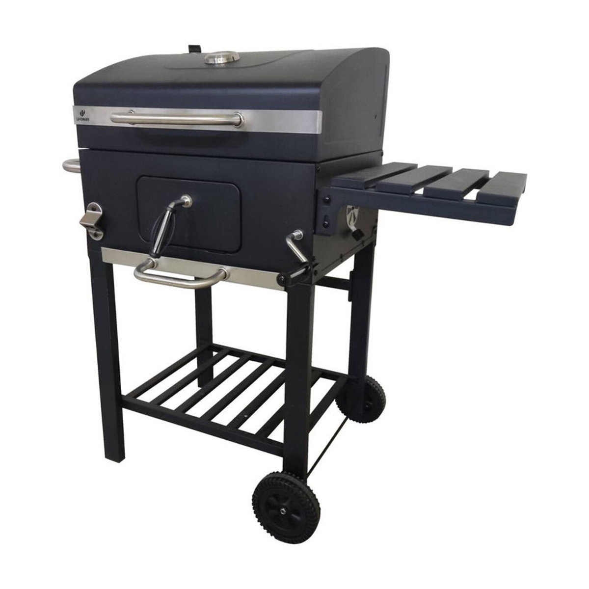 Landmann Holzkohlegrill aus Stahl in Schwarz B/H/L: 71 x 106 x 100 cm - Bild 4