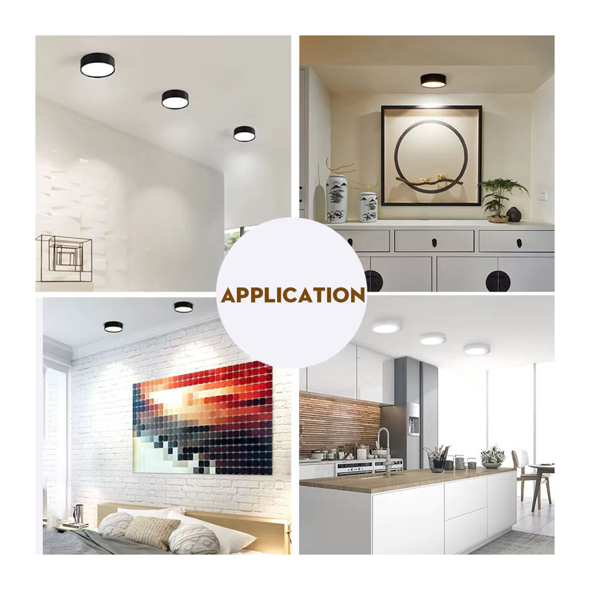 LANGYUE LED Deckenspot Aufputz Strahler aus Aluminium in Weiß, minimalistisches Design, 25W - Bild 5