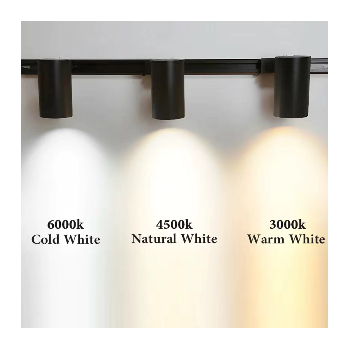 LANGYUE LED-Schienensystem Schienenbeleuchtungsset in Schwarz für Küche, Geschäft und Zuhause - Bild 4