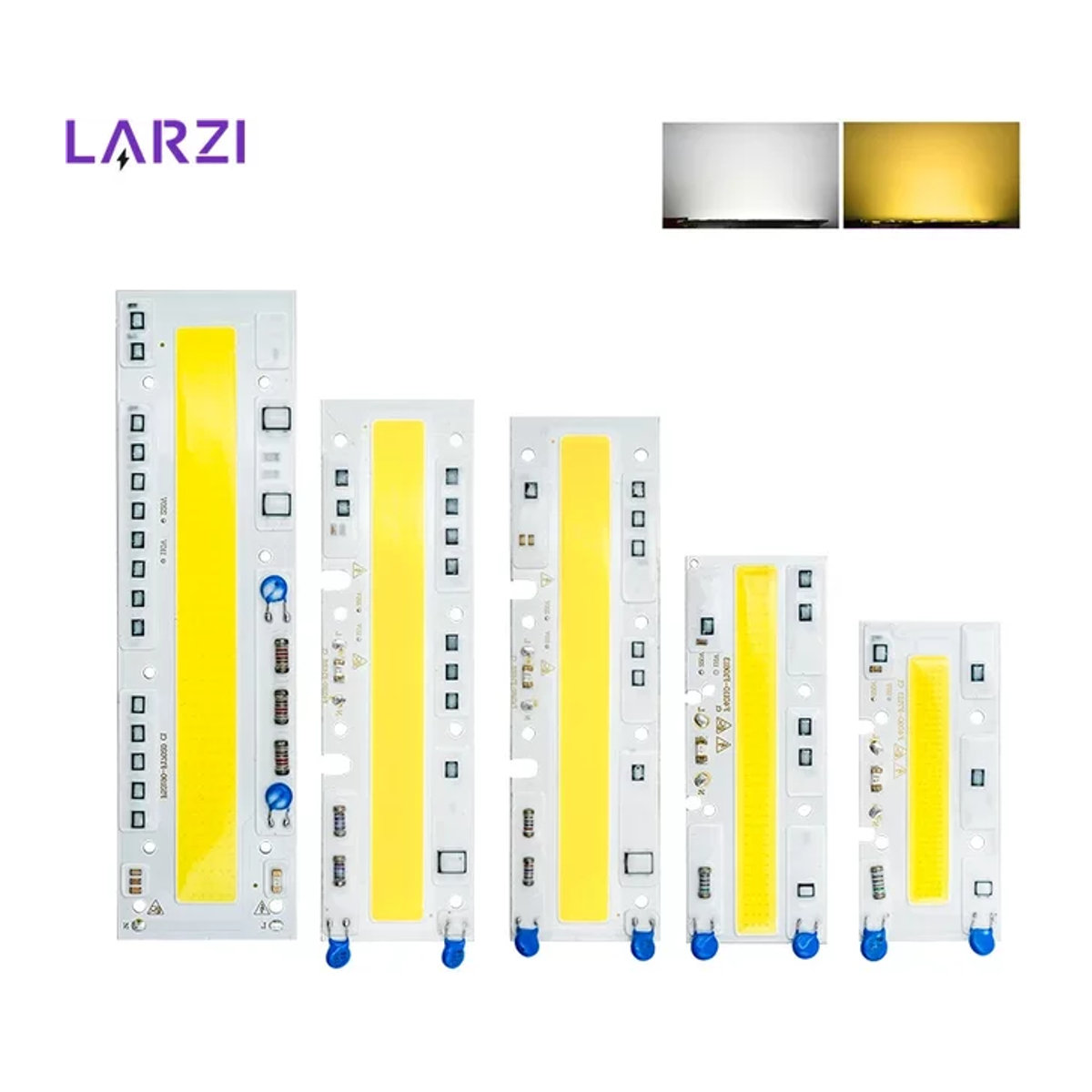 LARZI LED COB Chip für DIY Flutlicht und Scheinwerfer aus Aluminium - Bild 1
