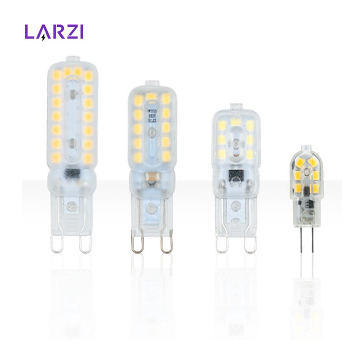 LARZI LED-Leuchtmittel G4 für Kronleuchter und Scheinwerfer als Halogenersatz mit SMD 2835 Technologie - Bild 1