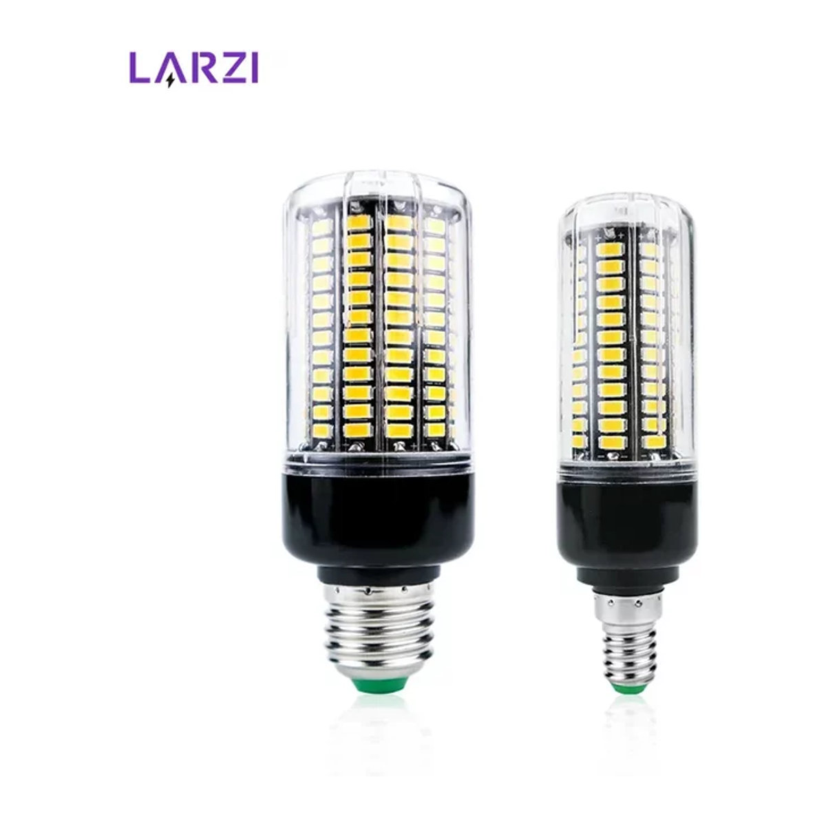 LARZI LED Maisbirne Kerze E27 E14 SMD 5736 flimmerfrei - Bild 1
