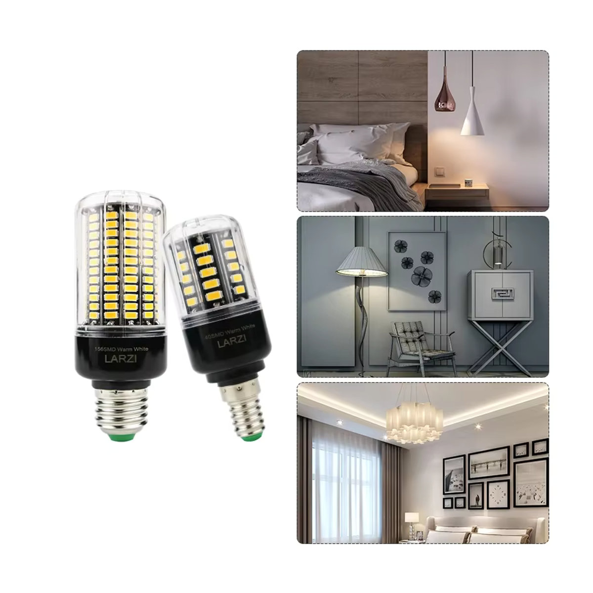 LATTUSO LED Maislampe SMD 5736 Glühbirne mit E14 oder E27 Fassung - Bild 5