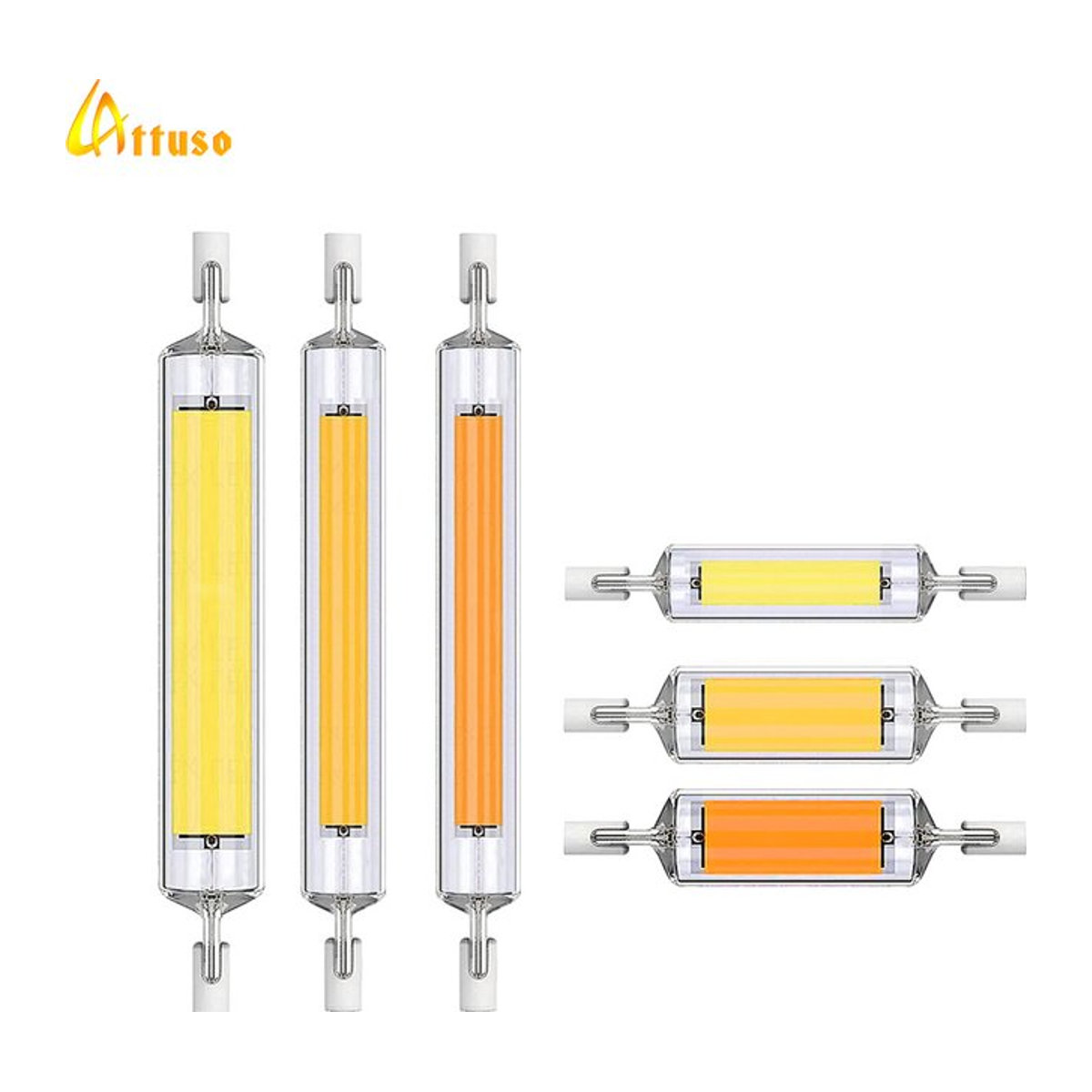 LATTUSO R7S LED COB Glasröhre als Ersatz für Halogenlampen - Bild 1