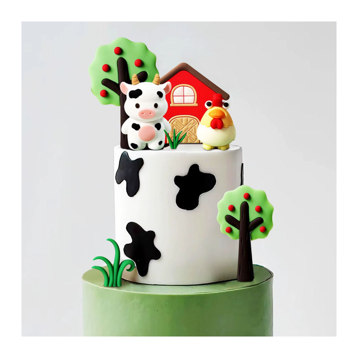 LaVenty Bauernhof Geburtstagsdekoration Set mit Tierprint in Mehrfarbig für Kinder im Landhausstil - Bild 1
