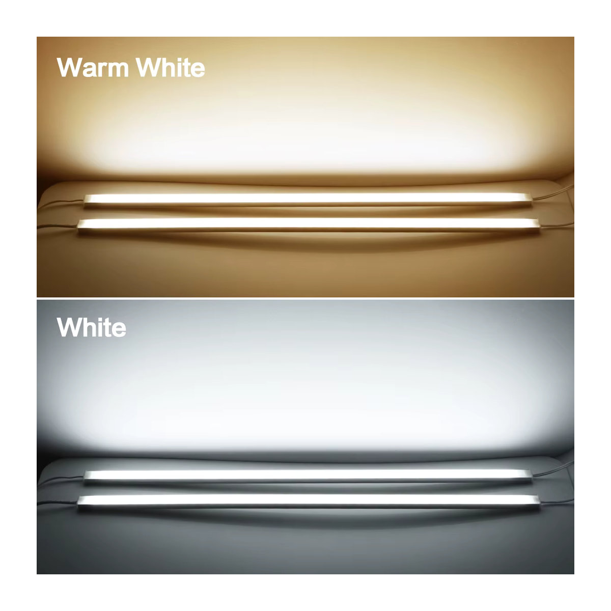 Lcamaw Intelligente LED-Lichtleiste für Küchenschrank und Möbelbeleuchtung, Weiß, Minimalistisches Design, kompatibel mit Tuya Zigbee Switch - Bild 4