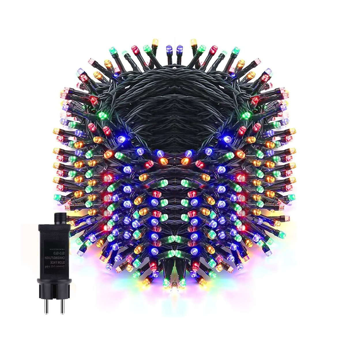 Lcamaw LED Außenkette für Haus und Garten in RGB oder Warmweiß mit verschiedenen Längen von 20 m bis 100 m zur Dekoration von Hof, Zaun und Balkon - Bild 2
