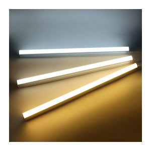Lcamaw LED Unterbau Lichtleiste T5 Möbelbeleuchtung in Weiß für Bücherregal und Schreibtisch