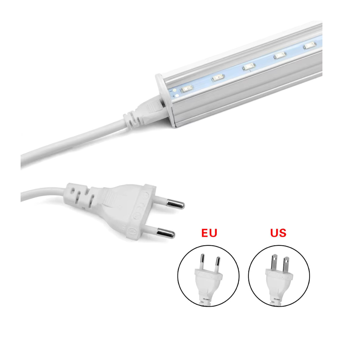 Lcamaw Vollspektrum LED Pflanzenlampe T5 Röhre für Hydrokultur und Pflanzenwachstum, Länge: 29 cm - Bild 3