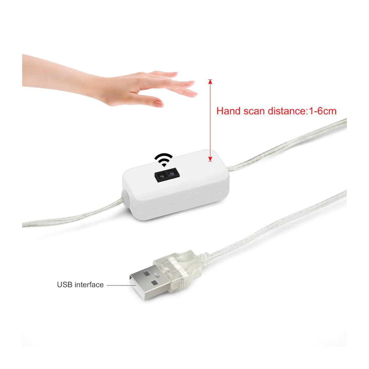 Lcamaw Wasserdichter LED Kosmetikspiegel mit Motion Sensor und USB-Anschluss für dein Make-up - Bild 2