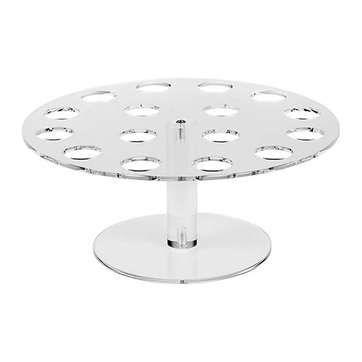 LChome Runder Acryl-Eistütenhalter und Dessert-Ausstellungsständer in Weiß für Hochzeitsfeiern und Partys - Bild 1