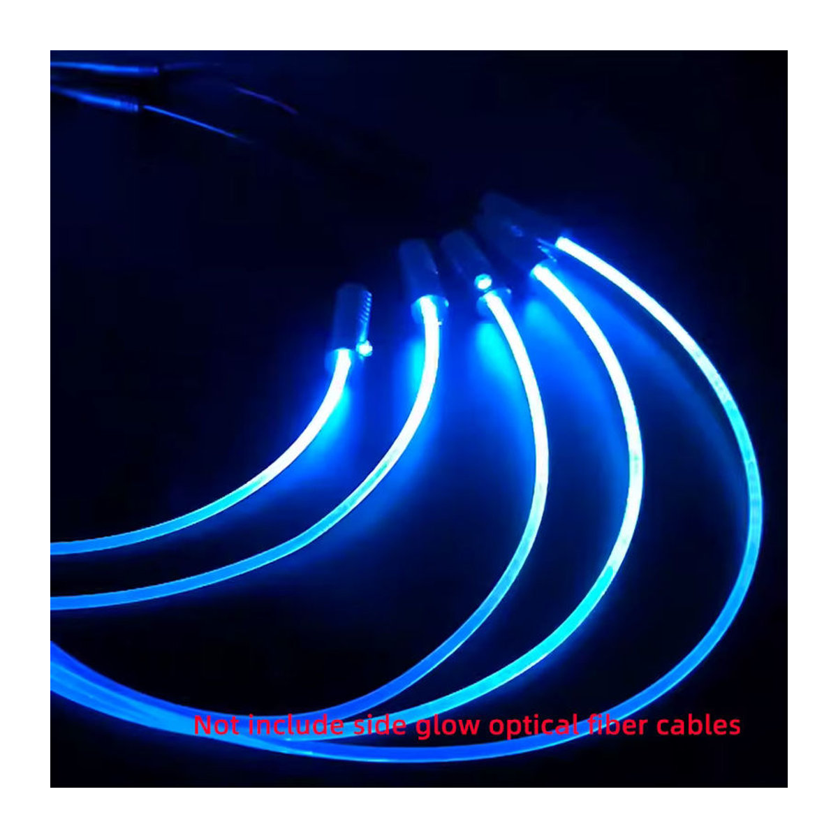 lebeisenf USB-LED-Mini-Beleuchtung mit 8 Farben, 1,5 W, Aluminium-LED-Emitter für Glasfaser-Lampen und seitliches Leuchten - Bild 4