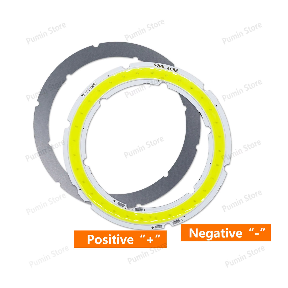 LED COB Ring Birne DC12V Runde Angel Eyes Lichtquelle für dekorative Zwecke in Warmweiß und Kaltweiß Durchmesser: 20 mm - Bild 4