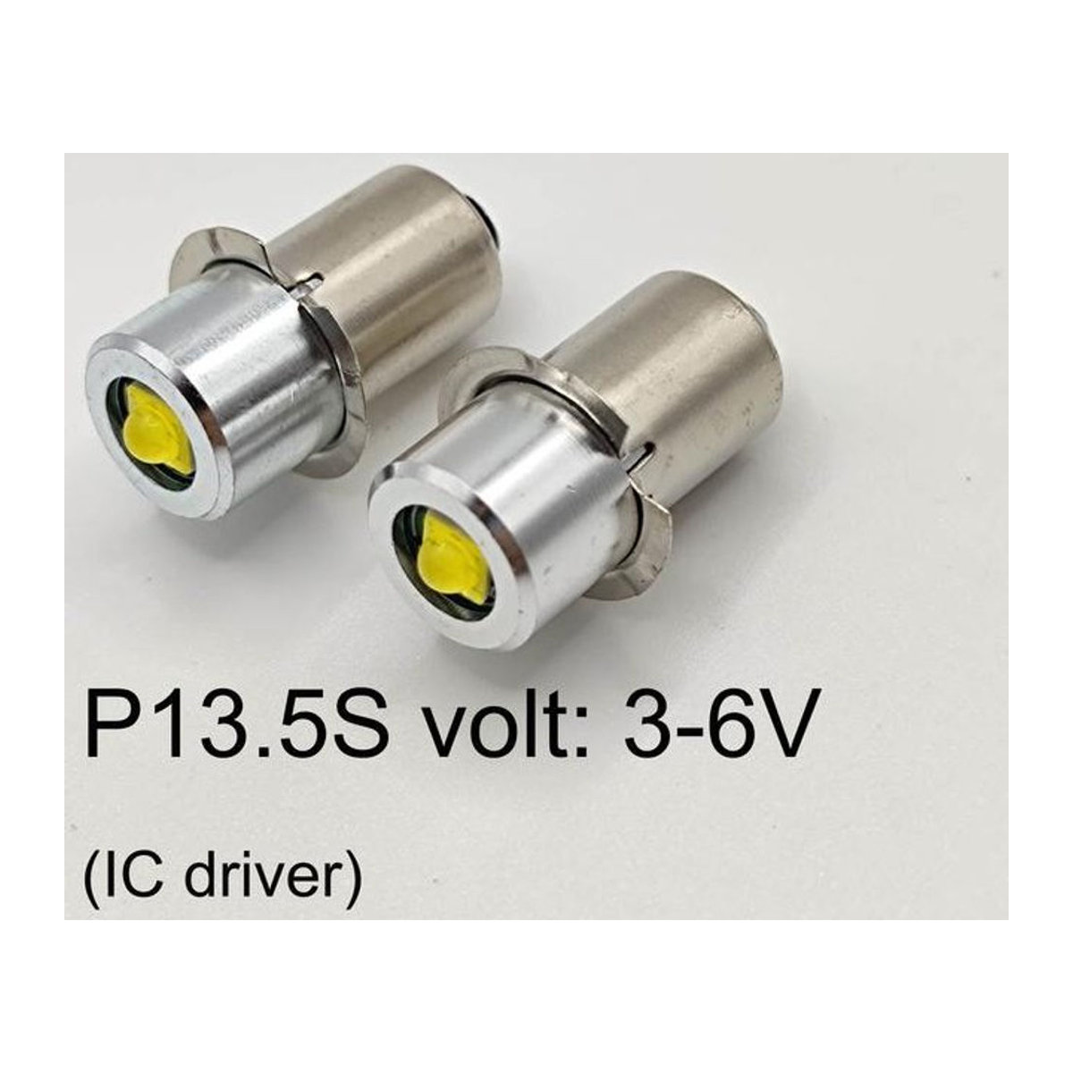 LED Ersatzbirne E10 Kaltweiß für Taschenlampen und Notlichter 3-9 Zellen 12V 18V 24V - Bild 1