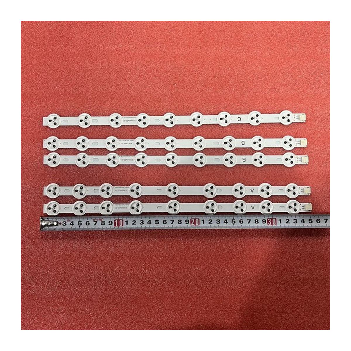 LED-Hintergrundbeleuchtung für Hitachi 39HXC02, Telefunken TFL39DLED200, DLE39F182P3CV, 40PFL3008H/12 und 40PFL3008K/12 sowie 40L3433DG Fernseher - Bild 1