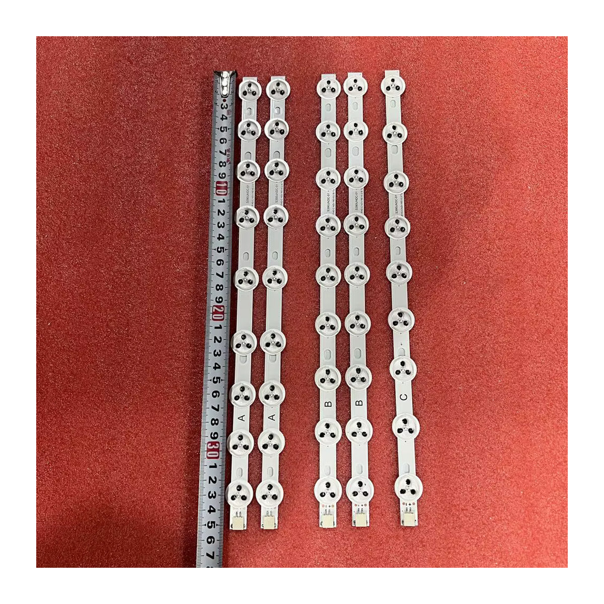 LED-Hintergrundbeleuchtung für Hitachi 39HXC02, Telefunken TFL39DLED200, DLE39F182P3CV, 40PFL3008H/12 und 40PFL3008K/12 sowie 40L3433DG Fernseher - Bild 2