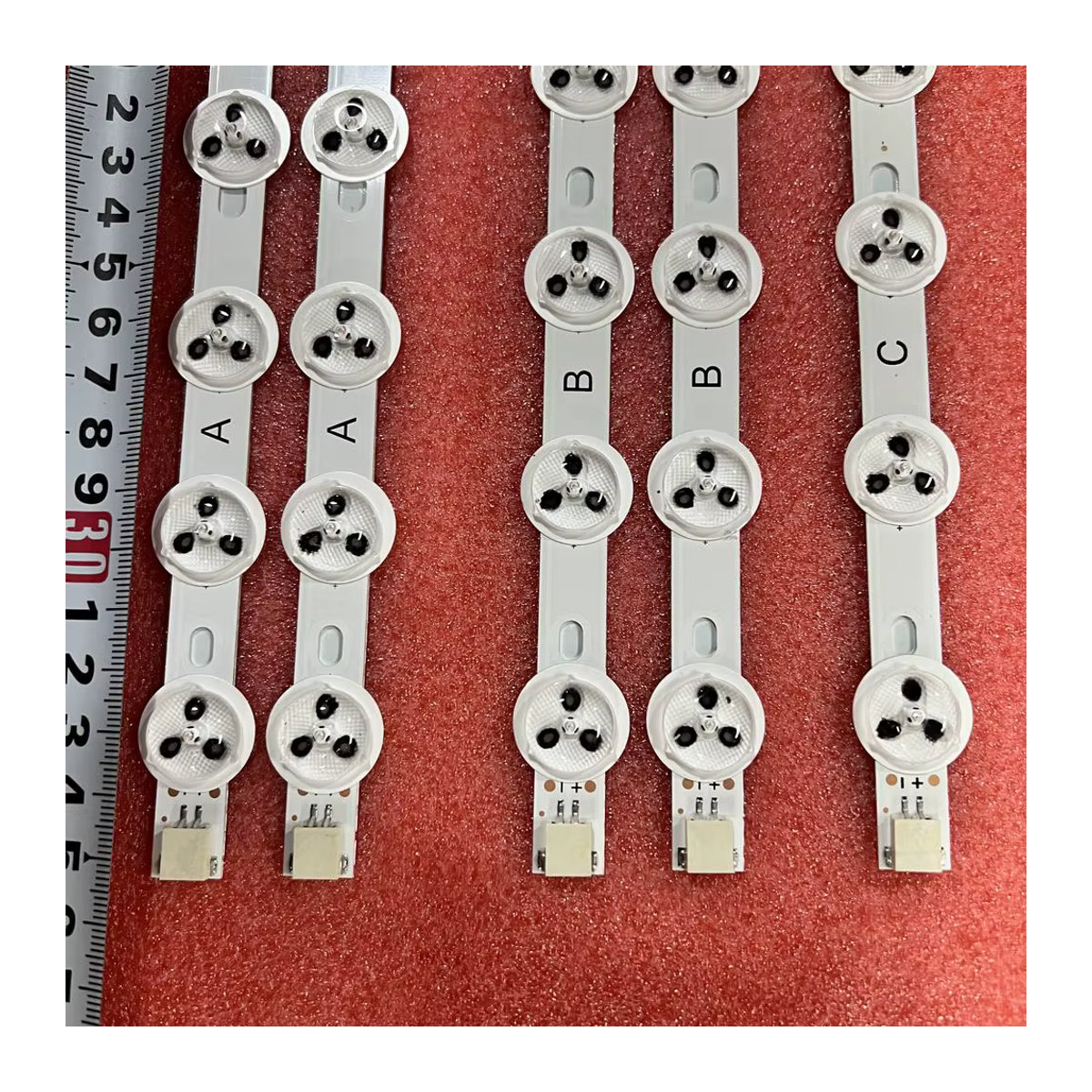 LED-Hintergrundbeleuchtung für Hitachi 39HXC02, Telefunken TFL39DLED200, DLE39F182P3CV, 40PFL3008H/12 und 40PFL3008K/12 sowie 40L3433DG Fernseher - Bild 3