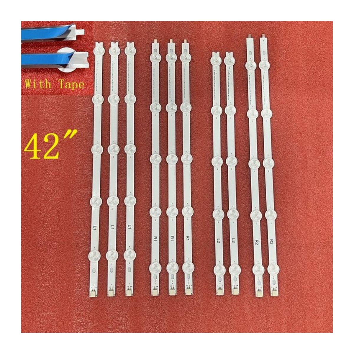 LED Hintergrundbeleuchtung für LG TV Modelle 42LN577S-ZK 42LN577V-ZK 42LN5788-ZE 42LN5405-ZA 42LA613S 42LN542V-ZD 42LN5403-ZA 42LN5404-ZA von beented - Bild 1