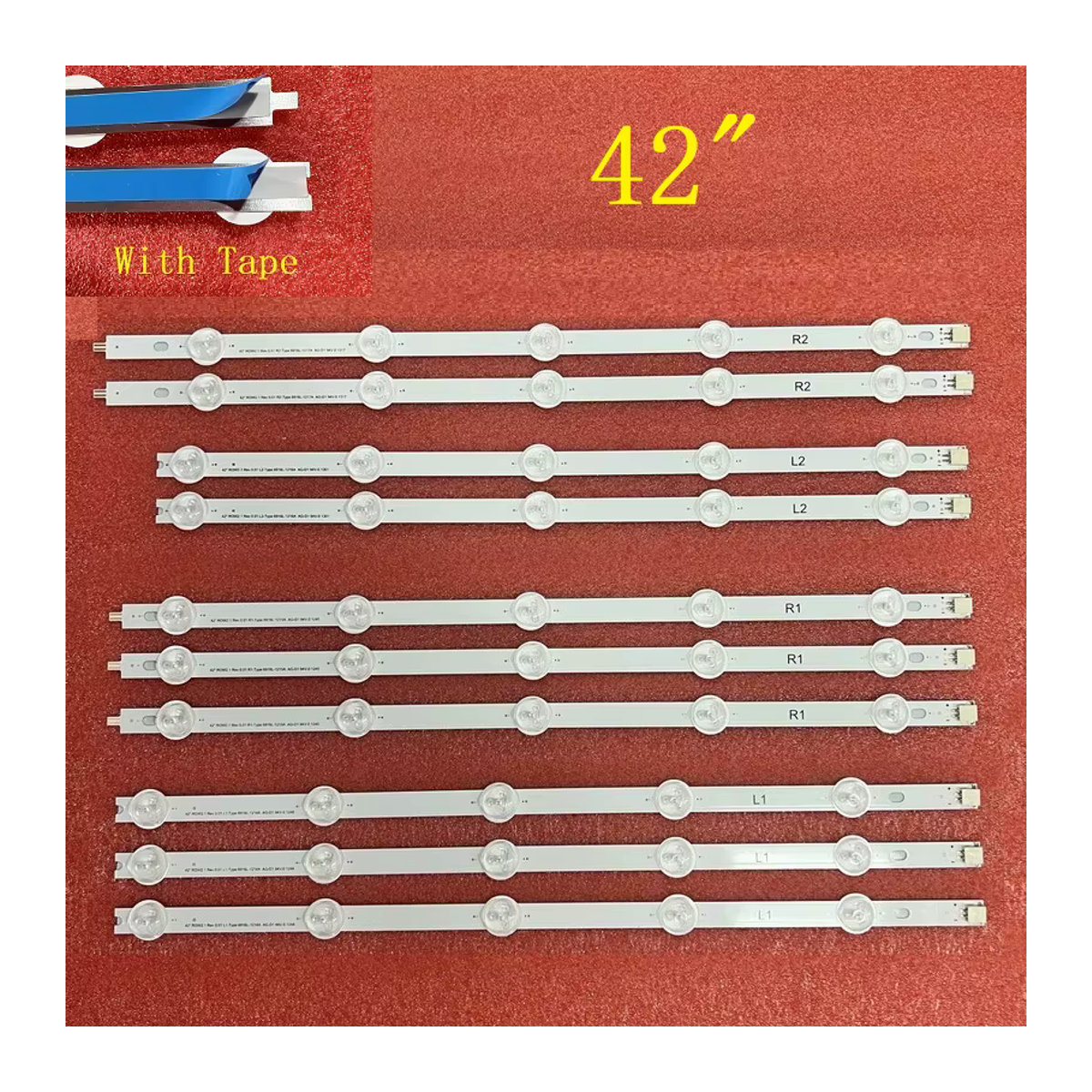 LED Hintergrundbeleuchtung für LG TV Modelle 42LN577S-ZK 42LN577V-ZK 42LN5788-ZE 42LN5405-ZA 42LA613S 42LN542V-ZD 42LN5403-ZA 42LN5404-ZA von beented - Bild 2