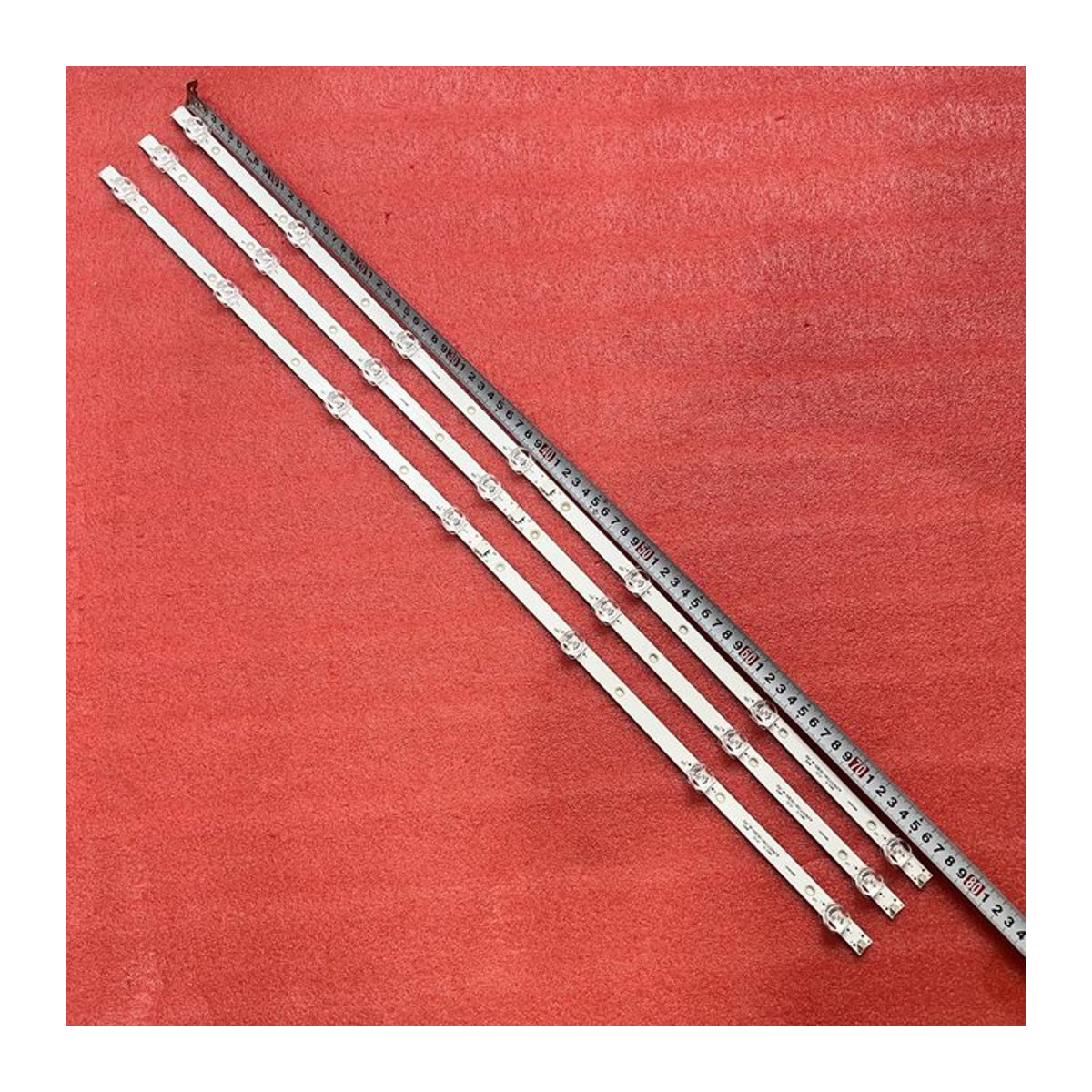 LED Hintergrundbeleuchtung Streifen mit 7 integrierten LEDs für Hisense 43H6E 43H7608 H43A6140 H43A6140UK H43A6200UK H43A6100UK H43AE6100UK H43AE6000UK H43A6200 - Bild 1