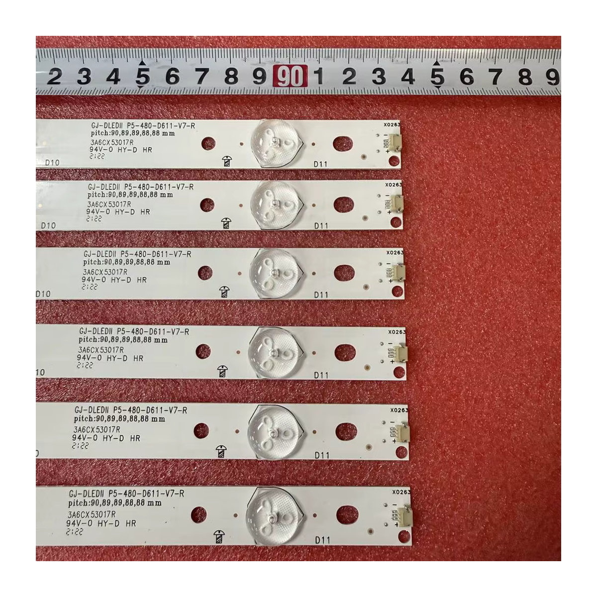 LED-Streifen für 48PFT4100 BDL4830QL EVT LBM480P1101-T-1 LBM480P0601-K-5 LBM480P0501-J-4 210BZ05DL43030J05L EVTLBM480P0501-J-4 - Bild 2