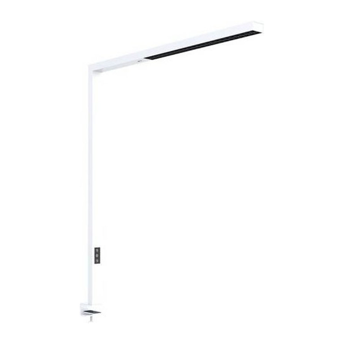 LEDmaxx Linus TLAW1 LED-Schreibtischleuchte aus Aluminium in Weiß mit Tischklemme und neutralweißem Licht - Bild 1