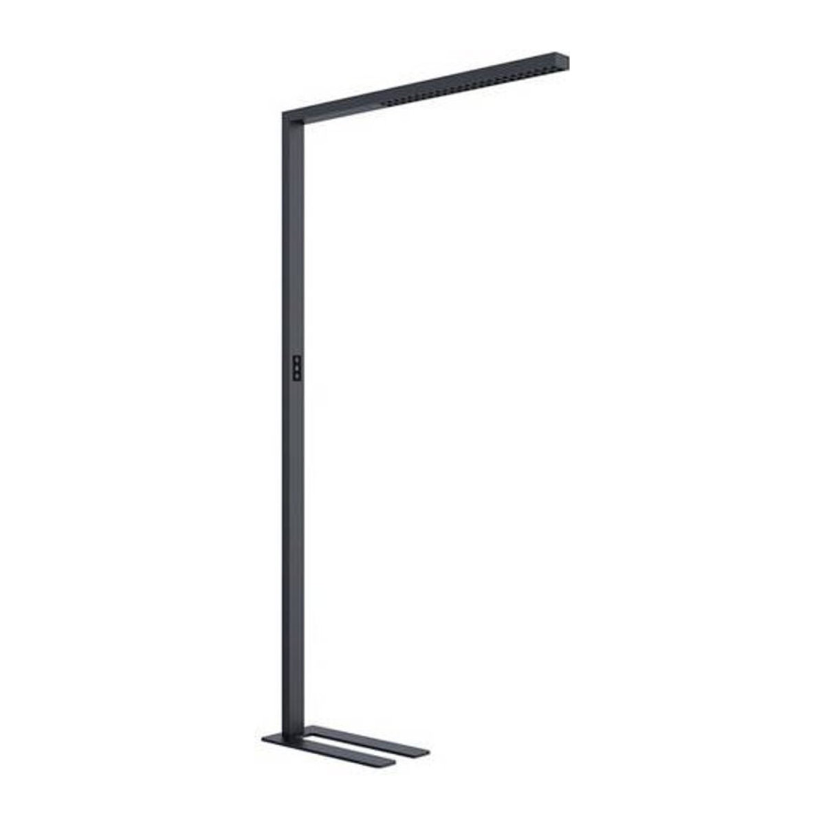 LEDmaxx Linus Up & Down LED-Standleuchte aus Aluminium in Schwarz mit Neutralweiß, Höhe: 195 cm - Bild 1