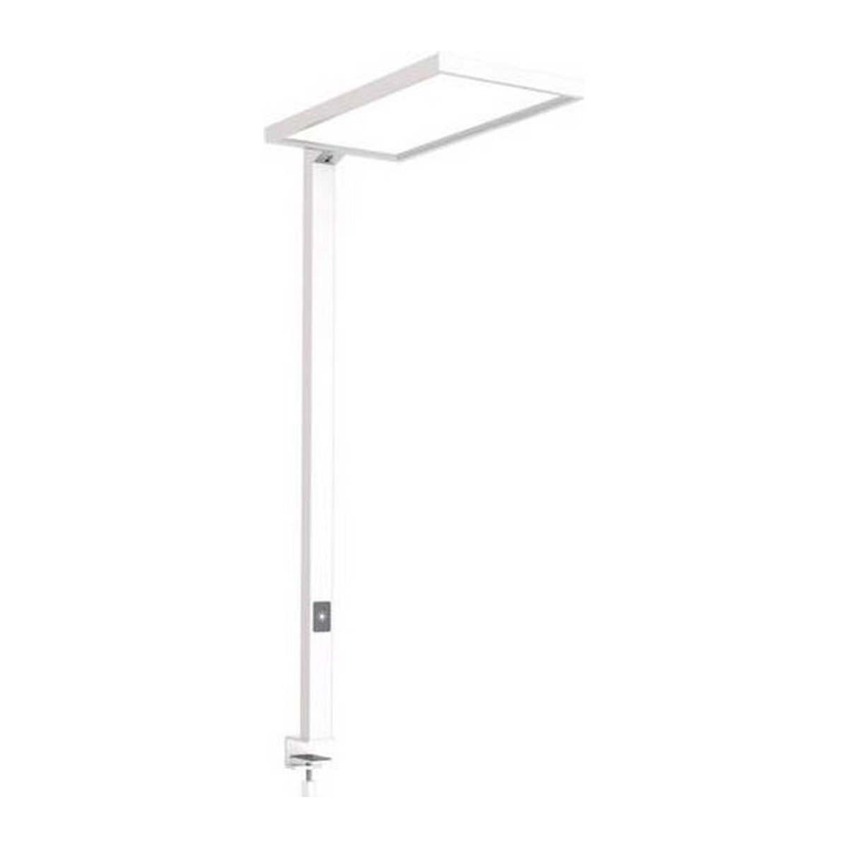 LEDmaxx Luka TLMW1 LED-Schreibtischleuchte mit Tischklemme in Weiß, Modern und Minimalistisch aus Aluminium mit neutralweißem Licht - Bild 1