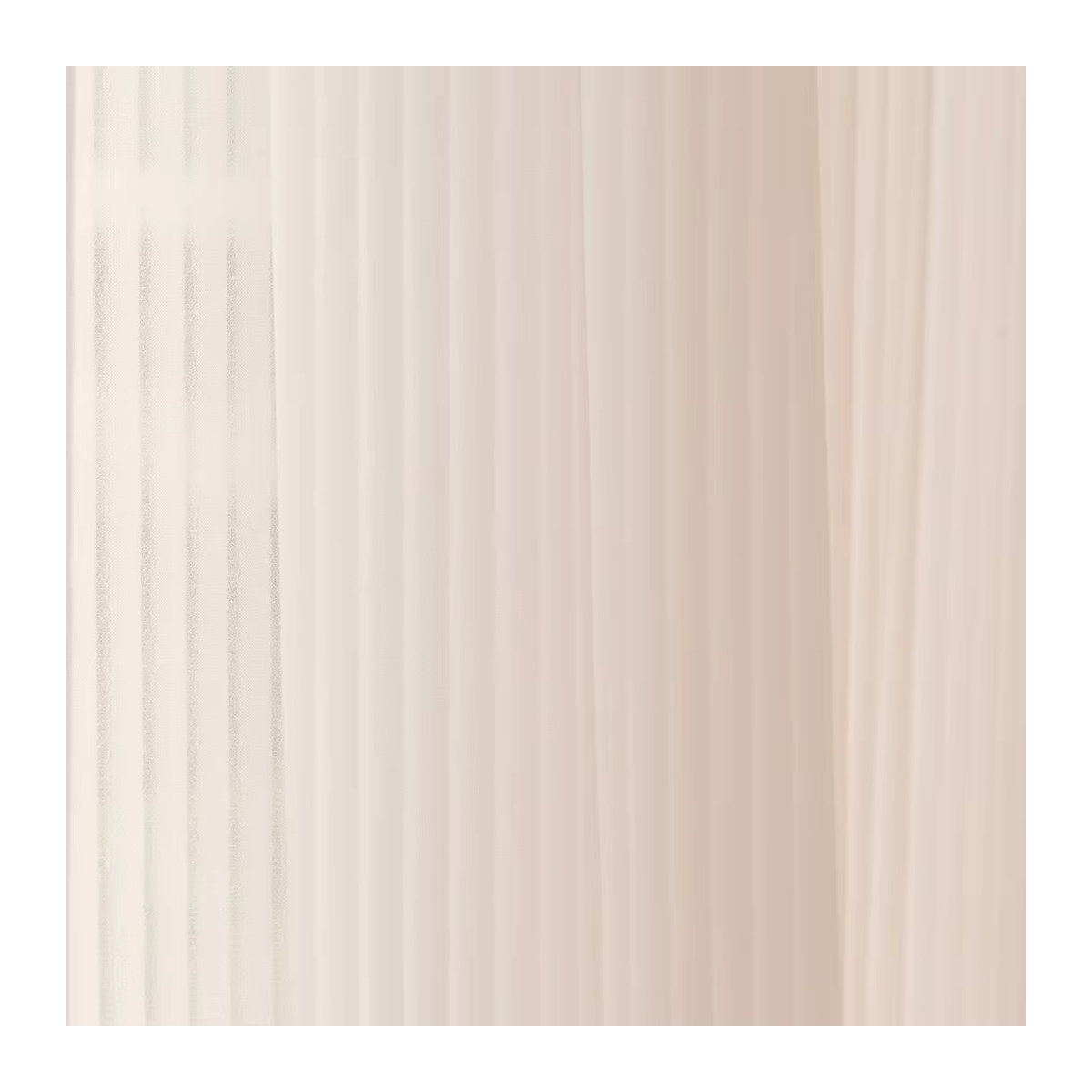 LEEJOOM Tüllvorhang aus Chiffon in Weiß, durchsichtiger Sonnenschutz für dein Wohnzimmer - Bild 5