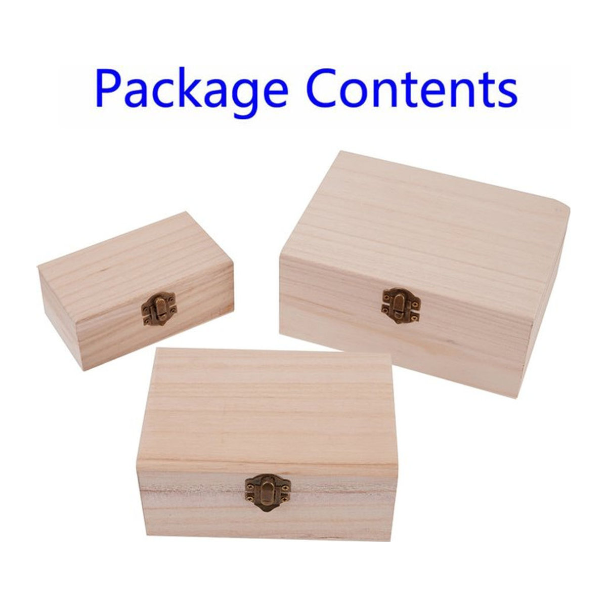 LEENKEA Aufbewahrungsbox aus Holz in Beige, quadratisch und minimalistisch mit Deckel - Bild 1